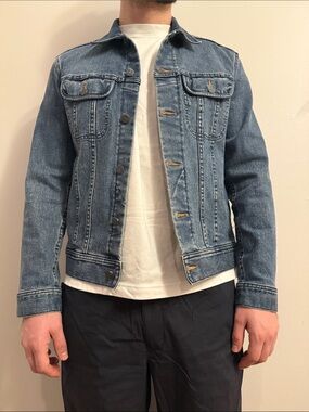 A.P.C. Light Blue Denim Jacket